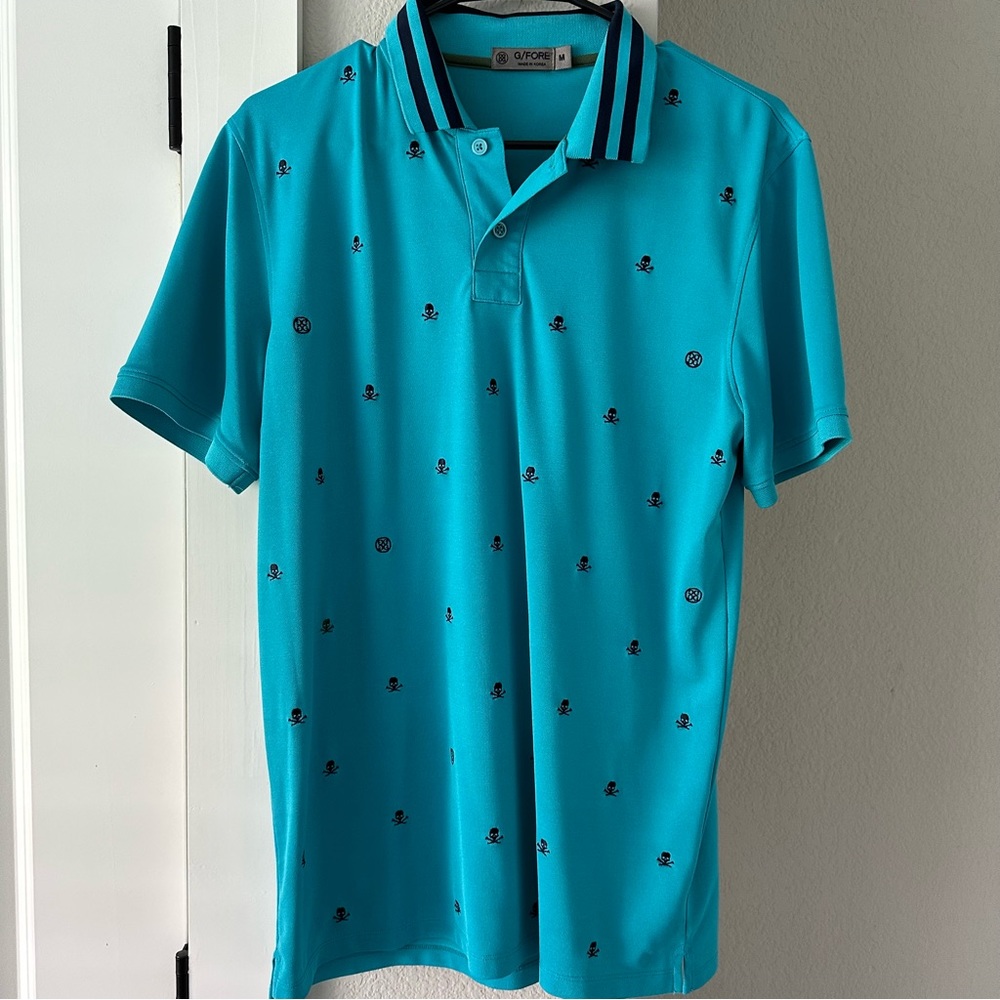 G/Fore - Blue Skull Men’s Golf Polo